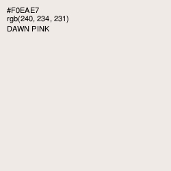 #F0EAE7 - Dawn Pink Color Image